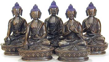 i cinque Dhyani Buddha